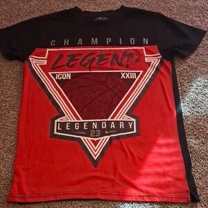 Champion Black and Red Graphic T-Shirt